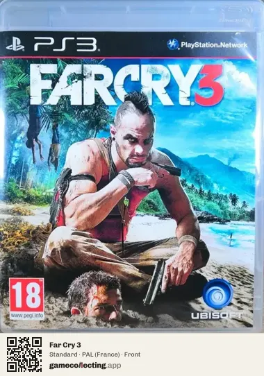 Far Cry 3 PlayStation 3, France box front