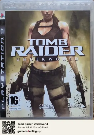 Tomb Raider: Underworld PlayStation 3, France box front