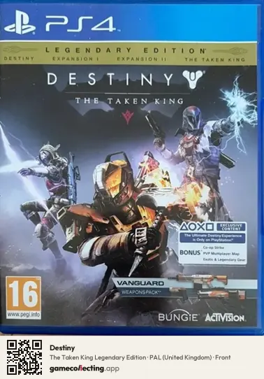 Destiny PlayStation 4, United Kingdom box front
