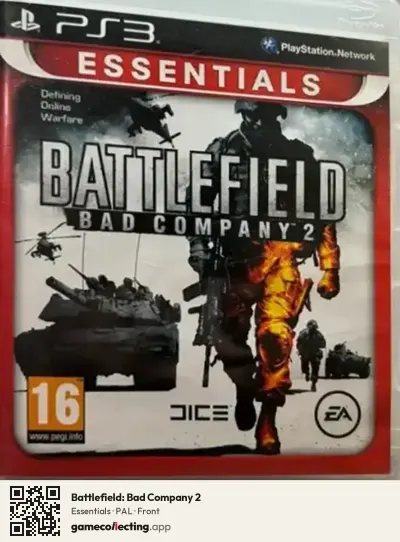 Battlefield: Bad Company 2 PlayStation 3, PAL box front