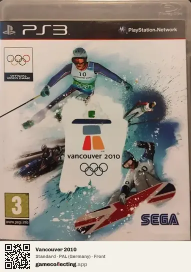 Vancouver 2010 PlayStation 3, Germany box front