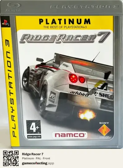 Ridge Racer 7 PlayStation 3, PAL box front