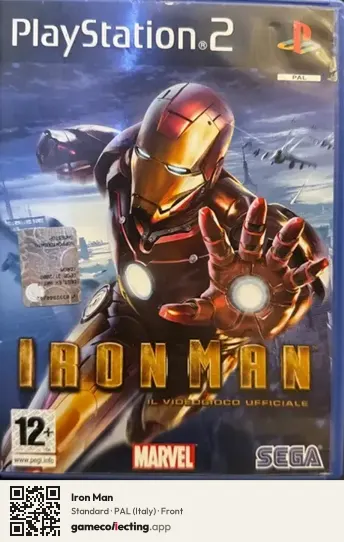 Iron Man PlayStation 2, Italy box front