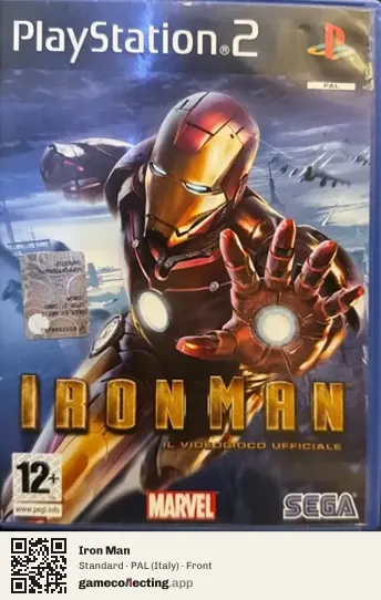 Iron Man PlayStation 2, Italy box front