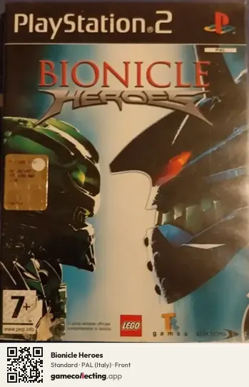 Bionicle Heroes PlayStation 2, Italy box front