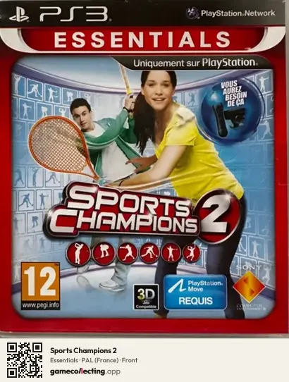 Sports Champions 2 PlayStation 3, France box front