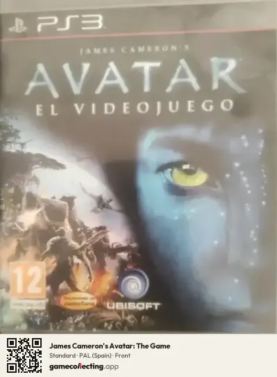 James Cameron's Avatar: The Game PlayStation 3, Spain box front