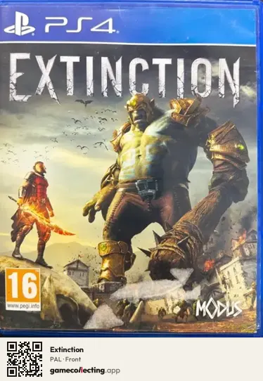 Extinction PlayStation 4, PAL box front