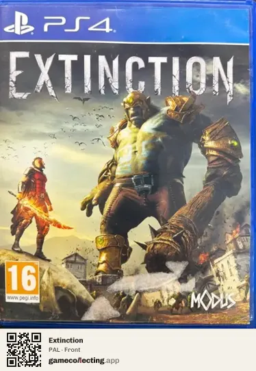 Extinction PlayStation 4, PAL box front