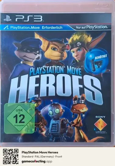 PlayStation Move Heroes PlayStation 3, Germany box front