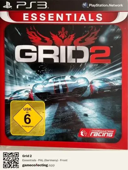 Grid 2 PlayStation 3, Germany box front