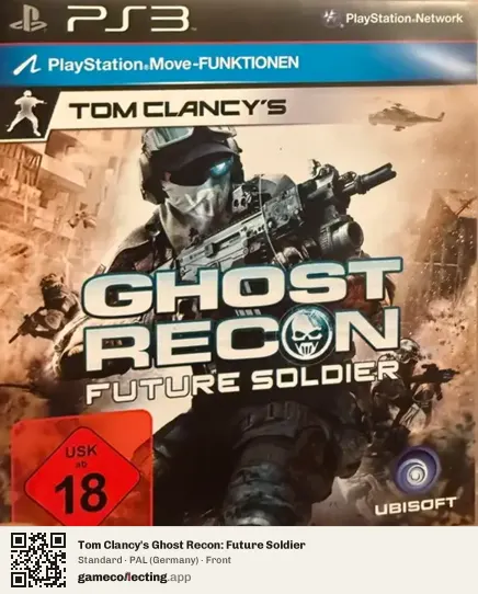Tom Clancy's Ghost Recon: Future Soldier PlayStation 3, Germany box front