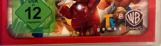 LEGO Marvel Super Heroes, the USK square on its front