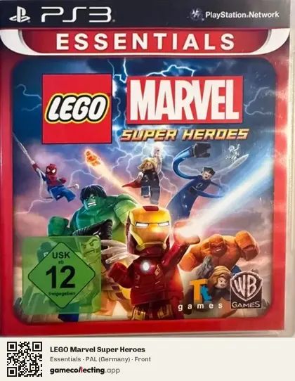 LEGO Marvel Super Heroes PlayStation 3, Germany box front