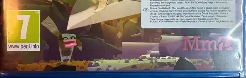 Tearaway Unfolded, the PEGI square on its front