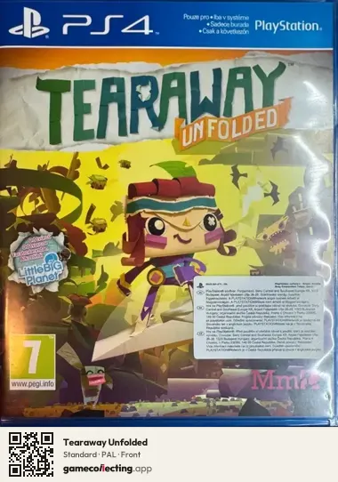 Tearaway Unfolded PlayStation 4, PAL box front