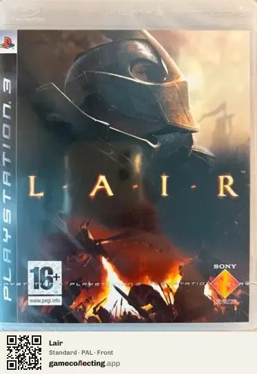 Lair PlayStation 3, PAL box front