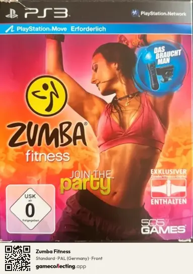 Zumba Fitness PlayStation 3, Germany box front