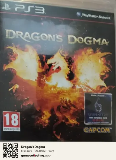 Dragon's Dogma PlayStation 3, Italy box front
