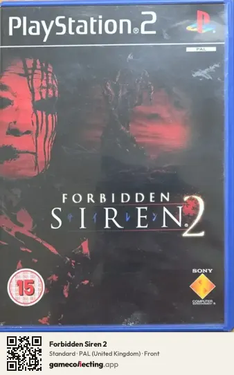 Forbidden Siren 2 PlayStation 2, United Kingdom box front