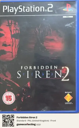Forbidden Siren 2 PlayStation 2, United Kingdom box front