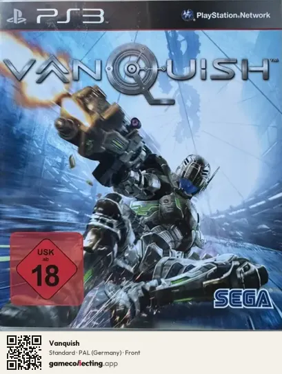 Vanquish PlayStation 3, Germany box front