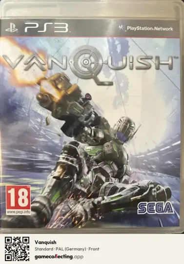 Vanquish PlayStation 3, Germany box front