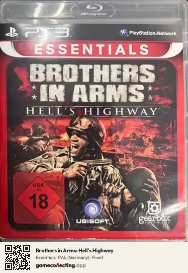Brothers in Arms: Hell's Highway PlayStation 3, Germany box front