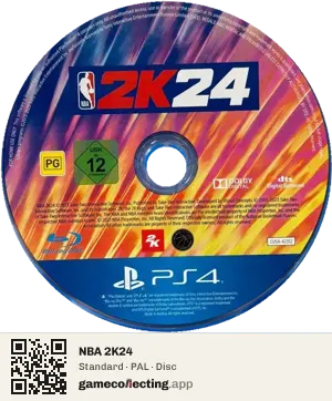 NBA 2K24 PlayStation 4, PAL disc