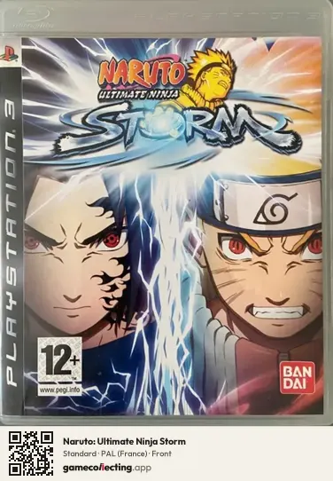 Naruto: Ultimate Ninja Storm PlayStation 3, France box front