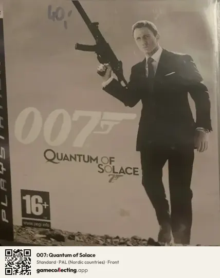 007: Quantum of Solace PlayStation 3, Nordic countries box front