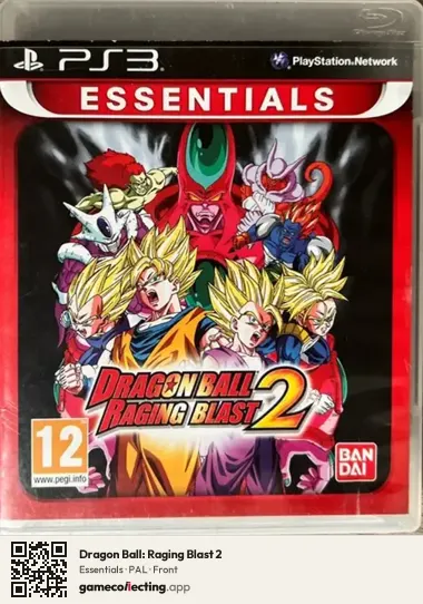 Dragon Ball: Raging Blast 2 PlayStation 3, PAL box front