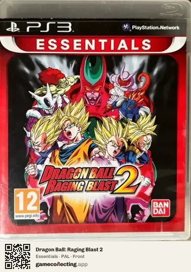 Dragon Ball: Raging Blast 2 PlayStation 3, PAL box front