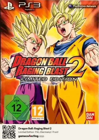 Dragon Ball: Raging Blast 2 PlayStation 3, Germany box front