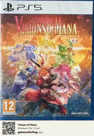 Visions of Mana PlayStation 5, PAL box front