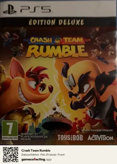 Crash Team Rumble PlayStation 5, France box front