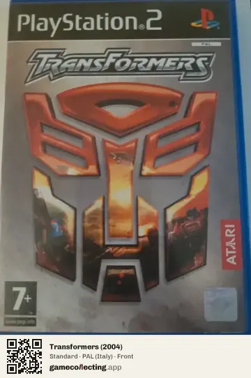 Transformers (2004) PlayStation 2, Italy box front