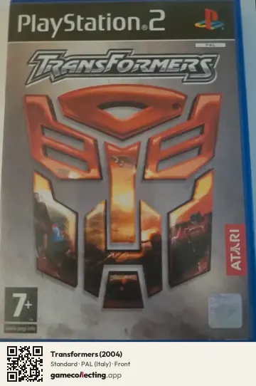 Transformers (2004) PlayStation 2, Italy box front