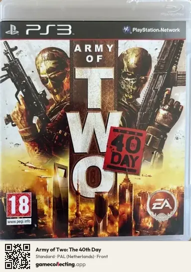 Army of Two: The 40th Day PlayStation 3, Netherlands box front