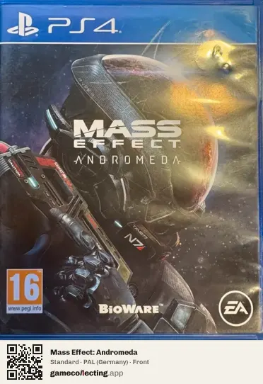 Mass Effect: Andromeda PlayStation 4, Germany box front