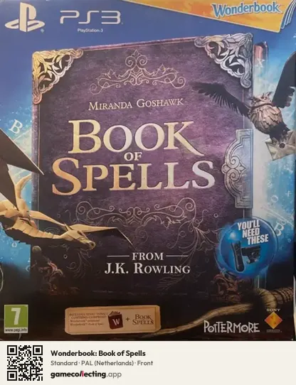 Wonderbook: Book of Spells PlayStation 3, Netherlands box front