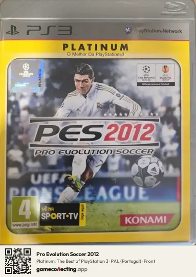 Pro Evolution Soccer 2012 PlayStation 3, Portugal box front