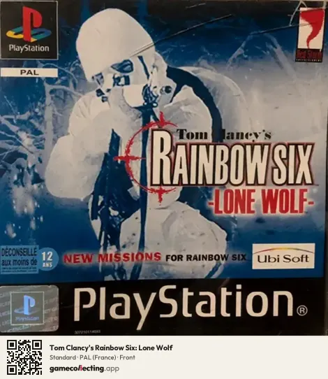 Tom Clancy's Rainbow Six: Lone Wolf PlayStation, France box front