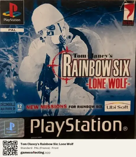Tom Clancy's Rainbow Six: Lone Wolf PlayStation, France box front