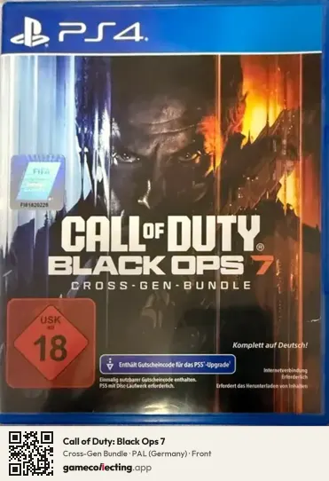 Call of Duty: Black Ops 7 PlayStation 4, Germany box front