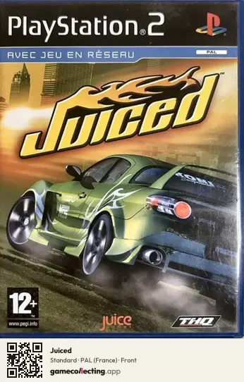 Juiced PlayStation 2, France box front
