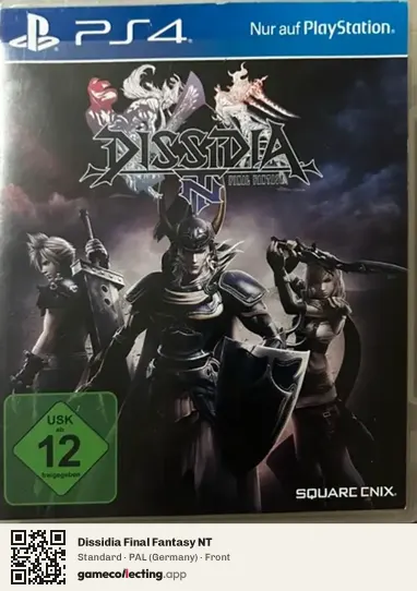 Dissidia Final Fantasy NT PlayStation 4, Germany box front