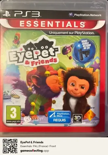 EyePet & Friends PlayStation 3, France box front