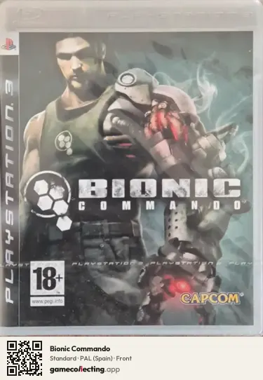 Bionic Commando PlayStation 3, Spain box front