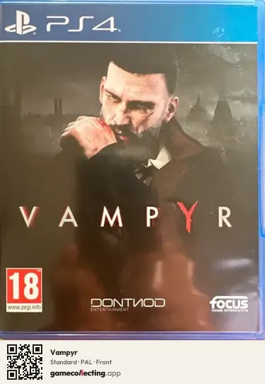 Vampyr PlayStation 4, PAL box front